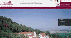 Desktop Screenshot of hotel-husseren-les-chateaux.com